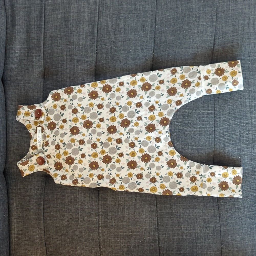Bajoue floral romper, 0-6 months